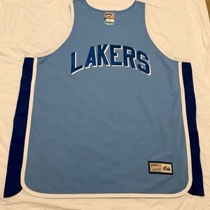 3x Los Angeles Lakers Hardwood Classics Majestic vintage authentic NBA jersey